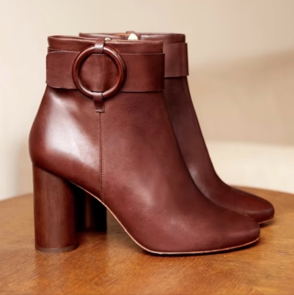 Sezane Shoes - Sézane | High Sara Boots | Smooth Chocolate | Size 39